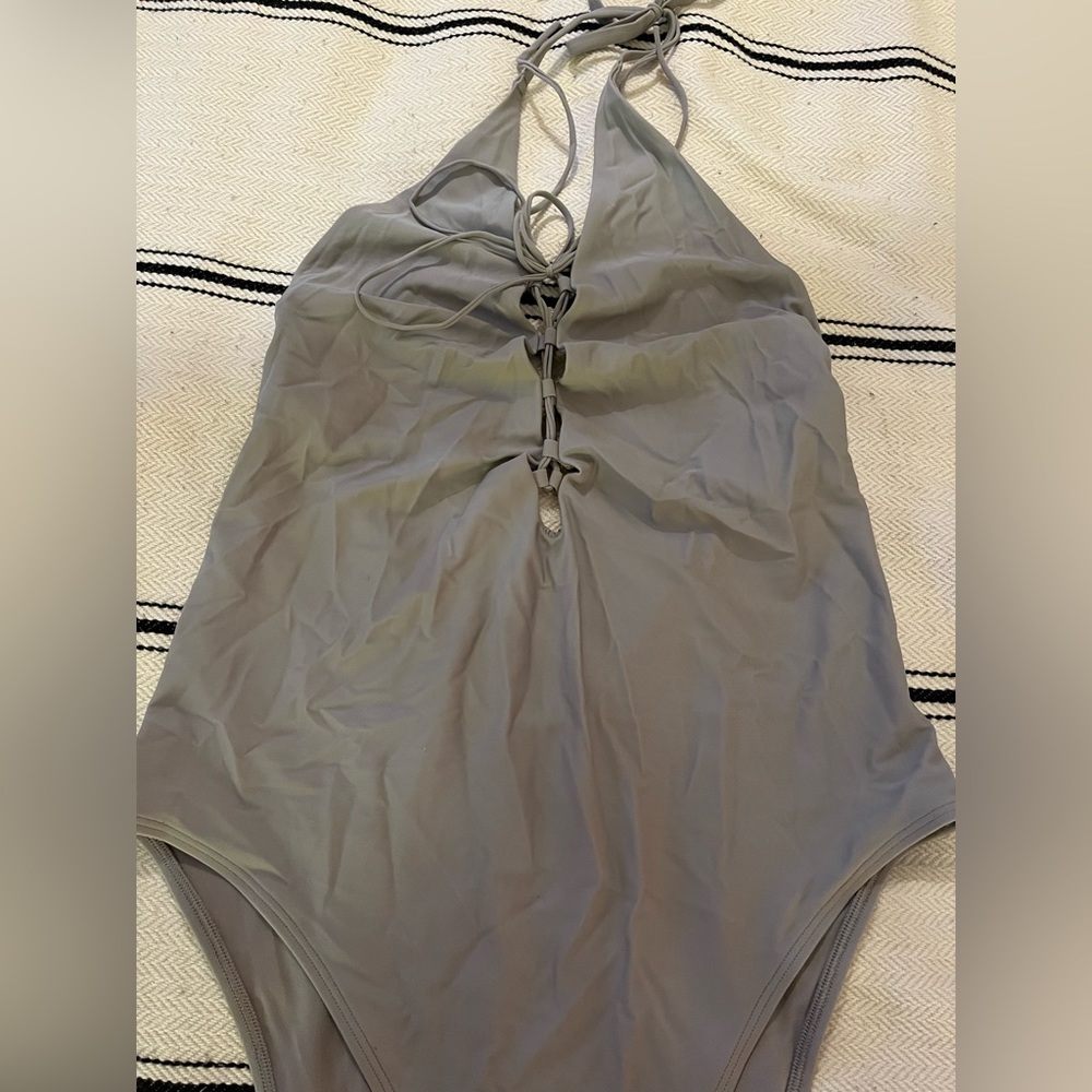 Aerie one piece grey swim!!!